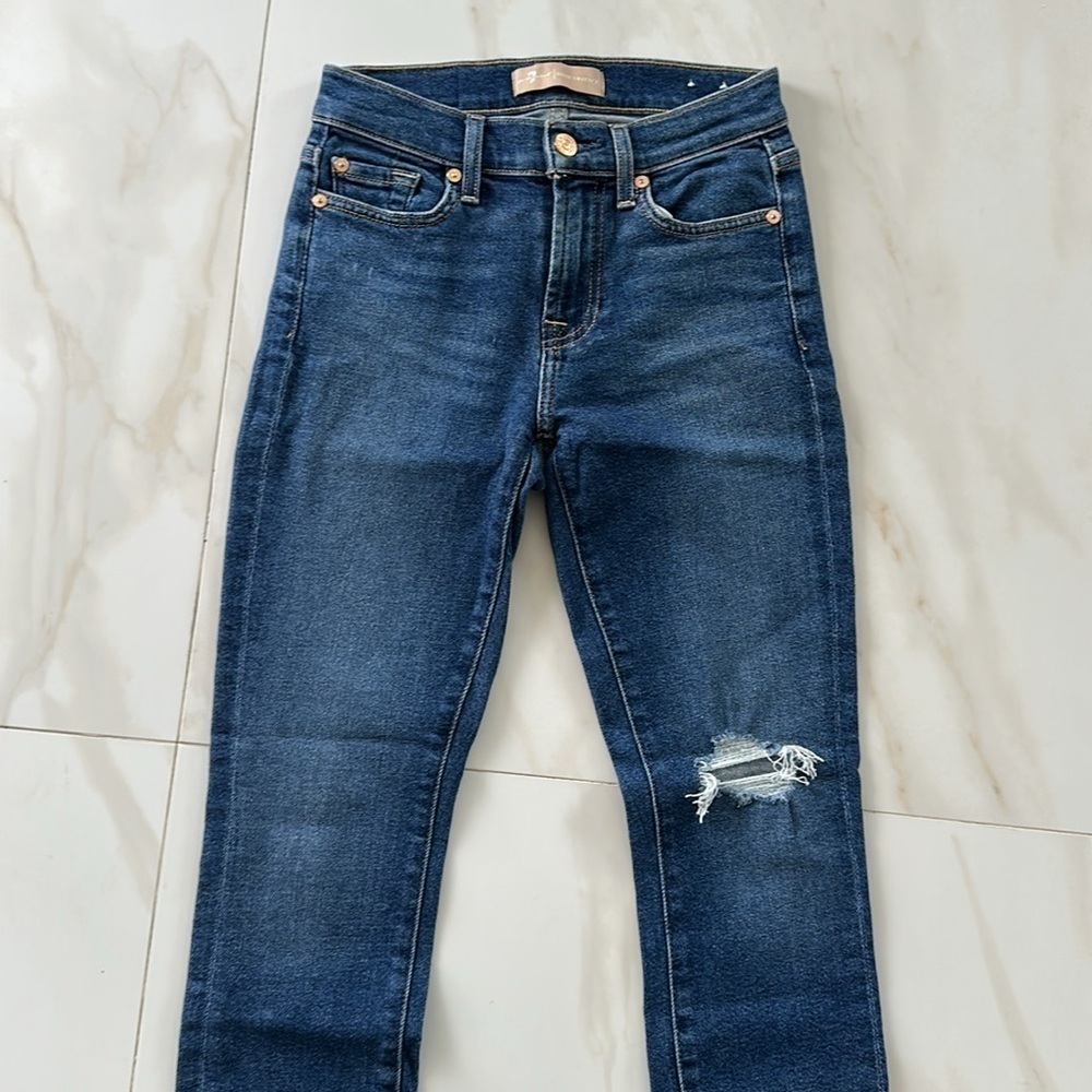 7 for all mankind skinny ankle jean - Picture 2 of 7